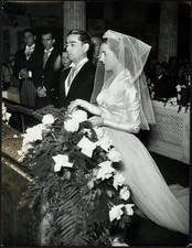 Foto vintage Nozze argentine a Roma anni 50 Ft 36782 - Stampa 24x18 cm