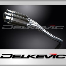 KIT SCARICO SILENZIATORE TONDO CARBONIO YAMAHA FZ6N FZ6S FAZER 04-10 200mm