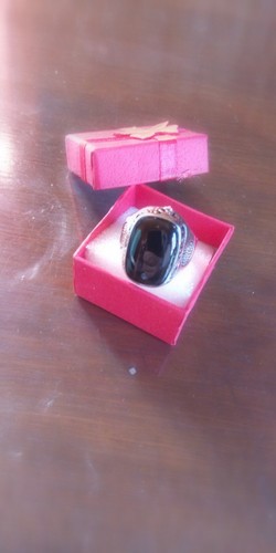Anello con pietra - , onice