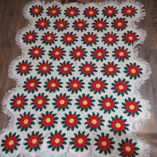 Coperta afgana natalizia