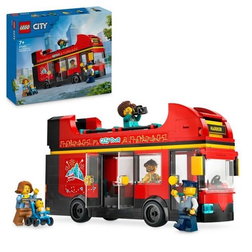 Lego city 60407 autobus rosso - city,