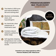 Piumino imbottito in seta di