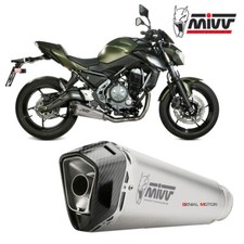 Scarico Completo MIVV Delta Race Inox per KAWASAKI Z 650 2017 > 2023