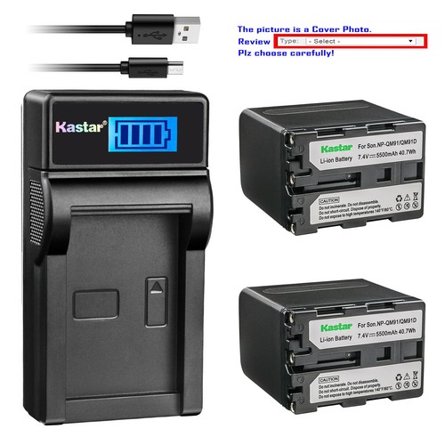 Kastar battery lcd charger for - battery,