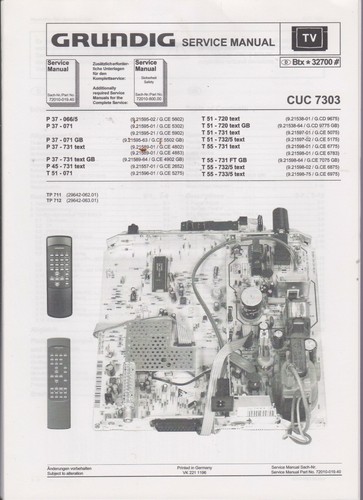 Grundig colour television cuc - grundig,