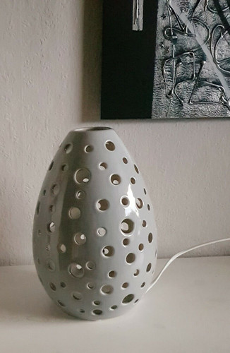 Lampada jayko smalto grigio - lampada,