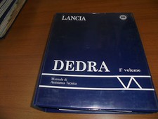 LANCIA DEDRA 2° SERIE MANUALE ASSISTENZA TECNICA / CATALOGO RIPARAZIONI