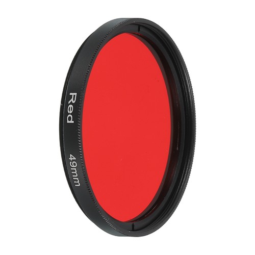 Filtro fotocamera 49mm rosso - filtro,