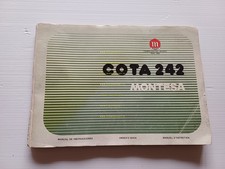 Montesa Cota 242 manuale uso + catalogo ricambi italiano originale