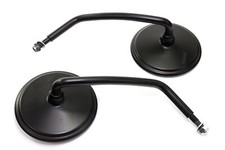 Coppia specchietti neri per