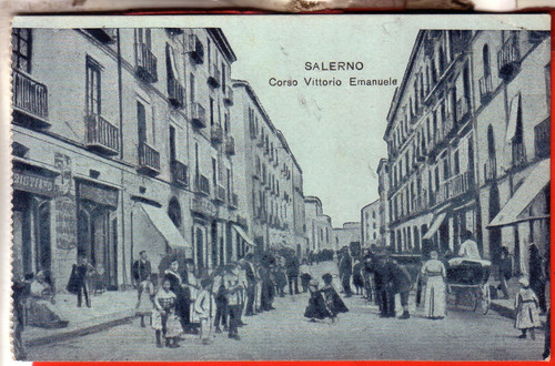 Cartolina salerno citta - salerno,