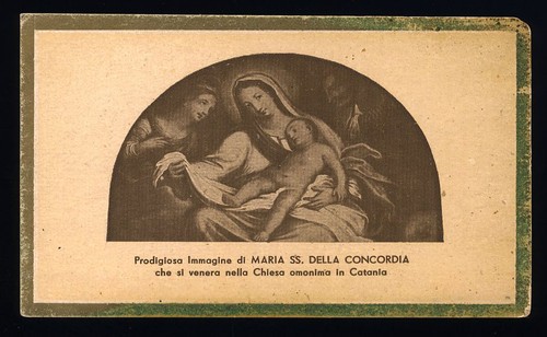 Santino holy card madonna - santino-holy,