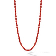 Collana uomo perle corallo