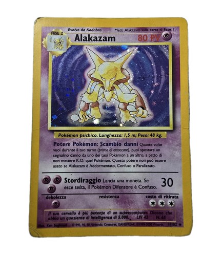 Pokemon alakazam set base - pokemon,