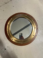 SPECCHIERA IN OTTONE E LEGNO