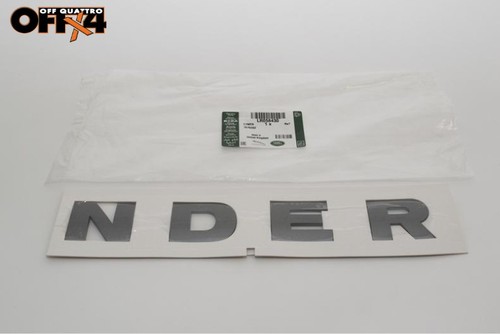 Scritta adesiva cofano nder - cofano, "nder"