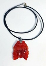 Ciondolo in CORNIOLA rosso