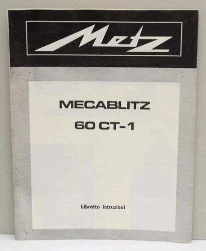 Metz mecablitz 1 - mecablitz, ct-1