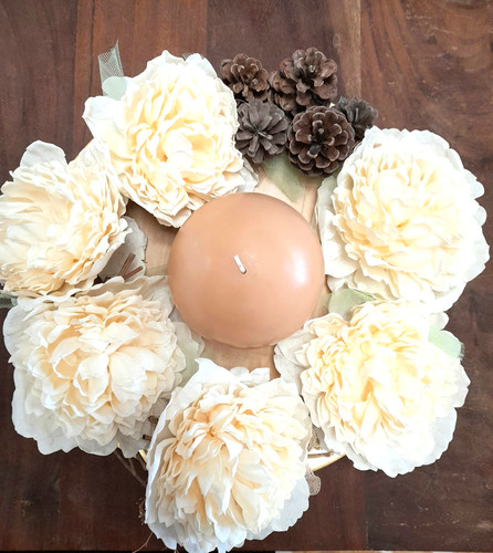 Centrotavola con fiori - centrotavola,