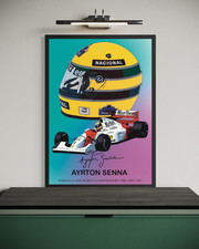 Ayrton Senna McLaren Autografo