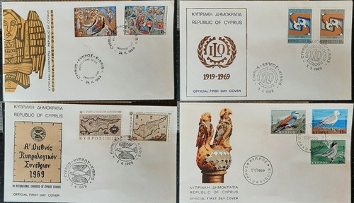 Cipro 1969 fdc - fdc, set