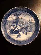 Piatto di Natale Royal Copenhagen 1967