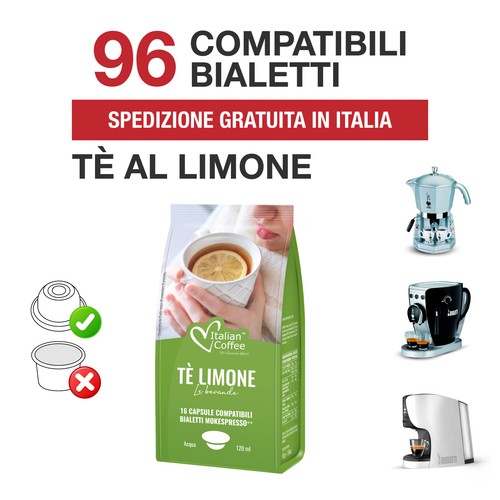 Capsule tè limone italian - capsule,