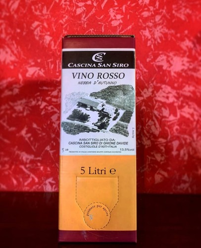 Bag box 5lt vino rosso - bag,