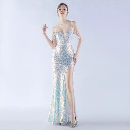 Vestito abito elegante lungo - vestito,