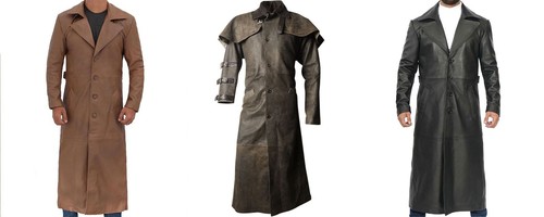 Cappotto lungo spolverino uomo