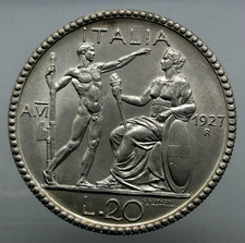 RARO 20 Lire LITTORE  1927