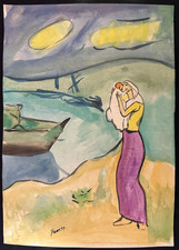 quadro pablo picasso su carta