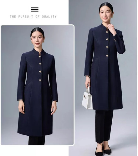 Cappotto donna blu navy - cappotto,