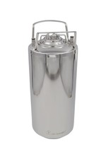 Botte birra KEG 19 litri tipo Cornelius acciaio inox nuova attacchi NC
