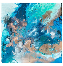 Quadro acrilico astratto