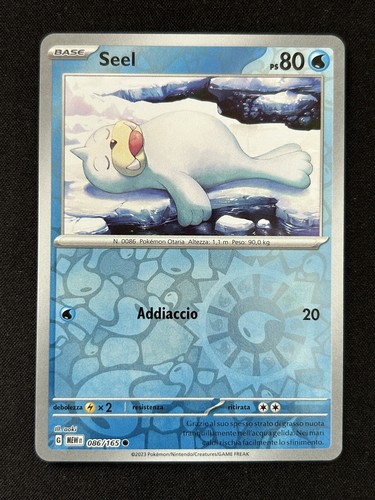 Pokemon 151 seel - reverse,