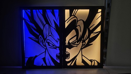 Quadro luminoso led - quadro, legno
