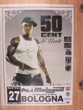 Poster Concerto 50 CENTS G UNIT BOLOGNA 85X60 cm 27/09/2005[PE 0259-A]