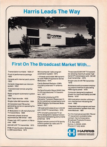 Harris broadcast products - broadcast,