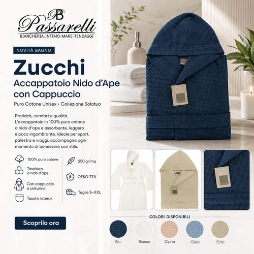 Zucchi accappatoio nido - zucchi,