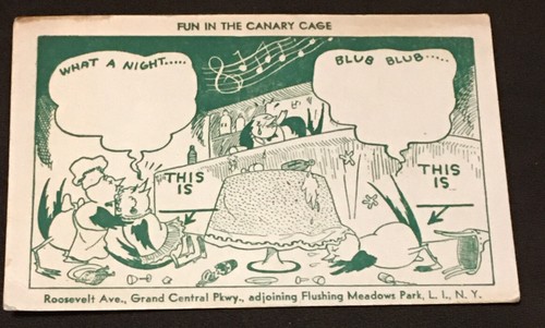 Cartolina canary cage - canary, club