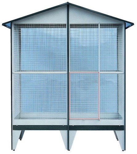 Gabbia voliera base - voliera,