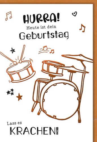 Geburtstag karte mit - -,
