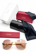 Occhiali sole cartier oro - sole,
