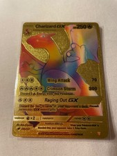 pokemon charizard gx gold