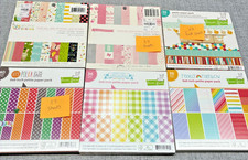 Prato Cerbiatto Ciottoli Scrapbooking Paper Pads 6x6 Assortimento Cartoncino Lotto di 6