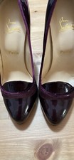 Christian Louboutin SEXY Scarpe Da Donna Size-40 ORIGINALI BORGOGNA