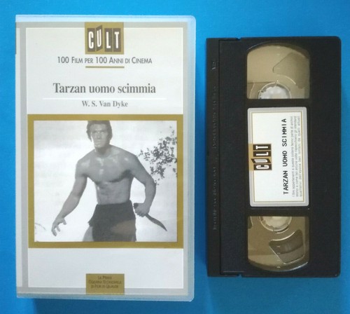 Vhs tarzan uomo - uomo, scimmia