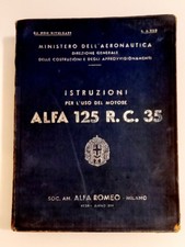 Manuale motore aviazione Regia Aeronautica