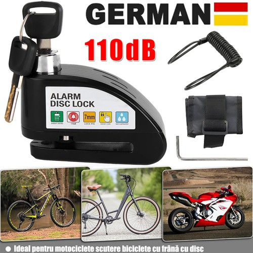 Lucchetto moto bici allarme - lucchetto,